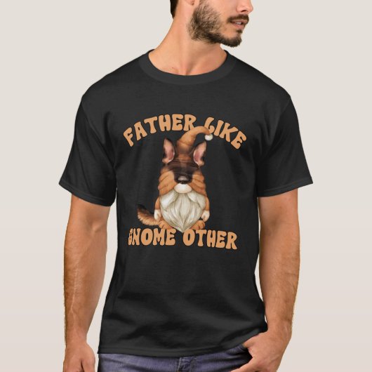 German Shepherd Grandpa Graphic For Dog Dad  Gnome T-shirt (Voorkant)