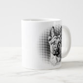 German Shepherd Grote Koffiekop (Voorkant rechts)