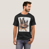 German Shepherd Grouping T-shirt (Voorkant volledig)