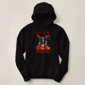 German Shepherd GSD Funny German Shepherd Deer Thi Hoodie (Design voorkant)
