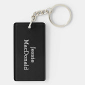 German Shepherd Guardian Angel Sleutelhanger (achterkant)