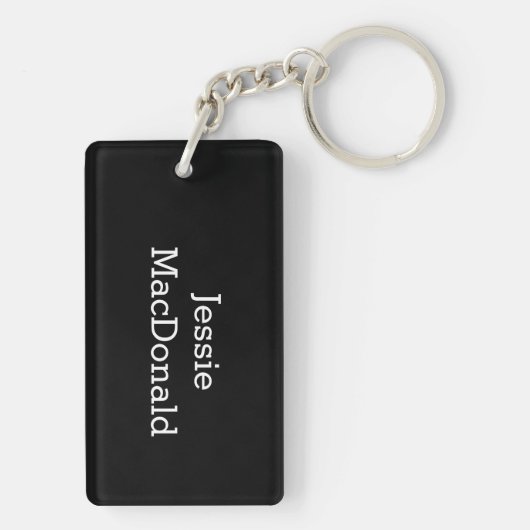 German Shepherd Guardian Angel Sleutelhanger (achterkant)