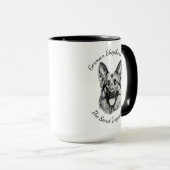 German Shepherd Hair Is the Secret Ingredient Mug Mok (Voorkant rechts)