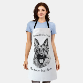 German Shepherd Hair the Secret Ingredient Apron Schort