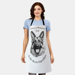 German Shepherd Hair the Secret Ingredient Apron Schort