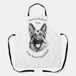 German Shepherd Hair the Secret Ingredient Apron Schort