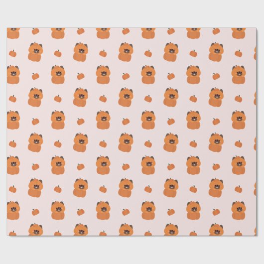 German Shepherd Halloween Cadeaupapier (Vlak)