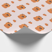 German Shepherd Halloween Cadeaupapier (Hoek)