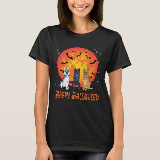 German Shepherd Halloween costume for Men Women Ki T-shirt (Voorkant)