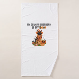 German Shepherd Halloween Costume  My German Sheph Badhanddoek