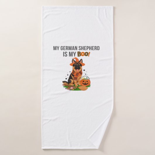 German Shepherd Halloween Costume My German Sheph Badhanddoek (Badhanddoek)