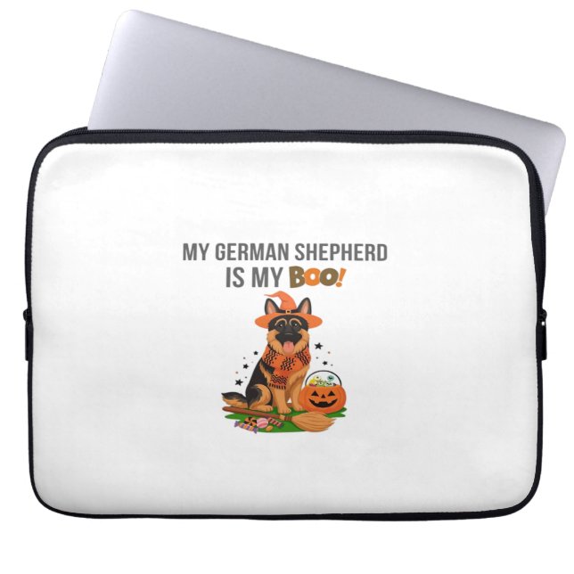 German Shepherd Halloween Costume  My German Sheph Laptop Sleeve (Voorkant)