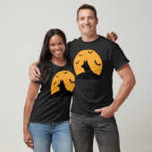 German Shepherd Halloween Design T-shirt (Unisex)