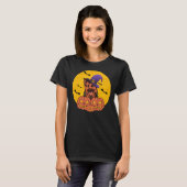 German Shepherd Halloween Pumpkin T-shirt (Voorkant volledig)