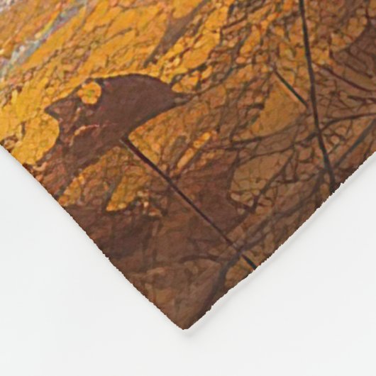 German Shepherd Halloween Scary Fleece Deken (Hoek)