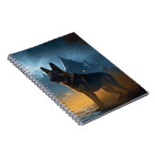 German Shepherd Halloween Scary Notitieboek (Rechterzijde)