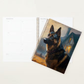 German Shepherd Halloween Scary Planner (Display)