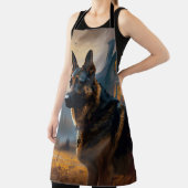 German Shepherd Halloween Scary Schort (Insitu)