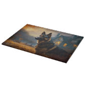 German Shepherd Halloween Scary Snijplank (Hoek)
