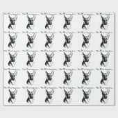German Shepherd Happy Face Cadeaupapier (Vlak)