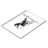 German Shepherd Happy Face Notitieboek (Linkerzijde)