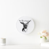 German Shepherd Happy Face Ronde Klok (Huis)