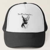 German Shepherd Happy Face Trucker Pet (Voorkant)