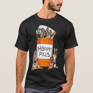 German Shepherd Happy Pills T-shirt