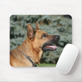 German Shepherd Headshot 1 Muismat (Met muis)