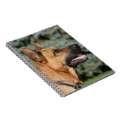 German Shepherd Headshot 1 Notitieboek (Rechterzijde)