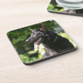 German Shepherd Headshot 2 Onderzetter (Linkerzijde)