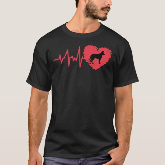 German Shepherd Heartbeat 311 T-shirt (Voorkant)