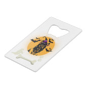 German Shepherd heeft iemand Treat gezegd - Hallow Creditkaart Flessenopener (Achterkant Gekanteld)