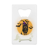 German Shepherd heeft iemand Treat gezegd - Hallow Creditkaart Flessenopener (Achterkant)