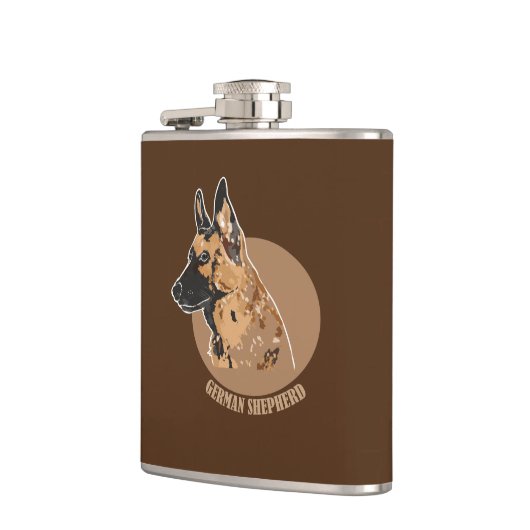 German Shepherd Heupfles (Links)