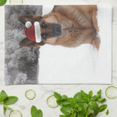 German Shepherd Holiday Theedoek (Gevouwen)