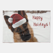 German Shepherd Holiday Theedoek (Horizontaal)