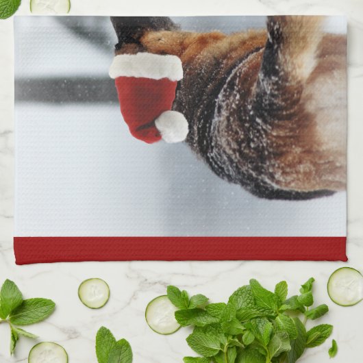 German Shepherd Holiday Theedoek (Gevouwen)