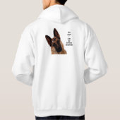German Shepherd Hooded Sweatshirt (Achterkant)