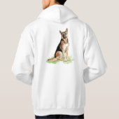 German Shepherd Hoodie (Achterkant)