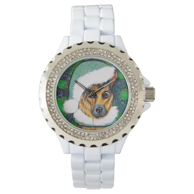 GERMAN SHEPHERD HORLOGE (Voorkant)