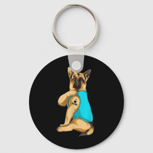 German Shepherd I Love Mam Tattoo Apparel Dog Ma Sleutelhanger