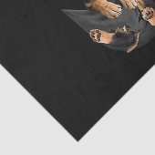 German Shepherd in Pocket T-Shirt Funny Dog Lover Tissuepapier (Detail)