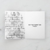 German Shepherd in Suit for Retirement Card Kaart (Binnen)