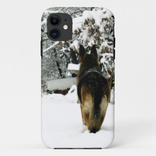 German Shepherd iPhone 5 Hoesje (Achterkant)