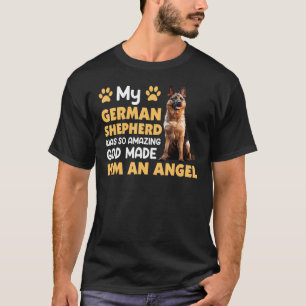 German Shepherd is een engel German Shepard Shephe T-shirt