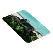 German Shepherd Jumping in Water Magneet (Rechterzijde)