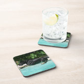 German Shepherd Jumping in Water Onderzetter (Rechterzijde)