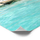 German Shepherd Jumping in Water Poster (Hoek)