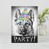 German Shepherd Kaart (Staand voorkant)